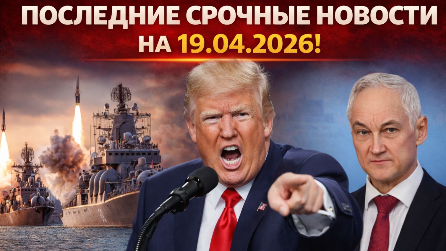 ПОСЛЕДНИЕ СРОЧНЫЕ НОВОСТИ НА 19.04.2026!