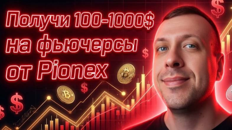 Как получить от 100 до 1000$ на фьючеррсы от биржи Pionex. Заработок на крипте без рисков