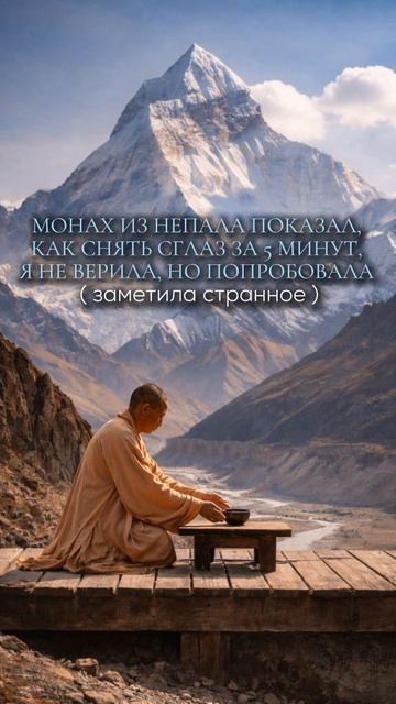 Монах из Непала показал, как снять сглаз за 5 минут, я не верила, но попробовала (заметила странное)