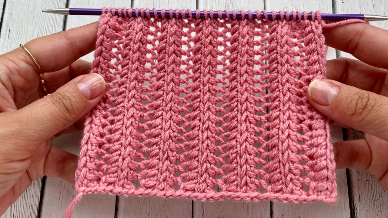 Ажурная сеточка всего из 2х рядов!