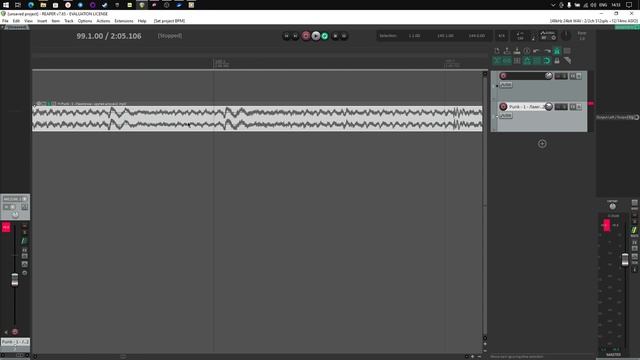 Узнать темп песни в Reaper