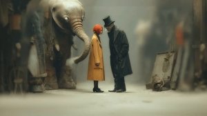 Strange Surreal Scenes – A Very Unusual Town _ AI Music Video (4K)