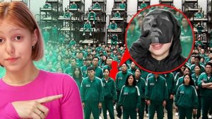 РАЗОБЛАЧЕНИЕ игр в кальмара! |Амелька Карамелька тёмные истории| на русском языке