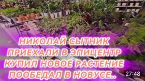 САМВЕЛ АДАМЯН, ГРАНДЕНИКО, ПРИЕХАЛИ В ЭПИЦЕНТР, КУПИЛ НОВОЕ РАСТЕНИЕ, ЗАЕХАЛ НА ОБЕД В НОВУС..
