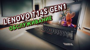 Lenono ThinkPad T14s Gen 1 | Обслуживание