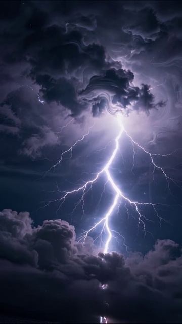 Молния и гроза: завораживающее зрелище природы #природа #грозы #молния