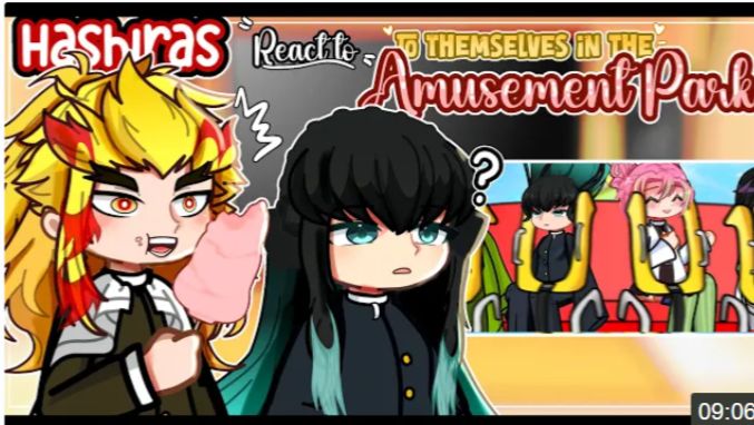 Nostalgic Reaction Hashiras React To Themselves In The Amusement Park, Gacha Life 2, Demon Slayer