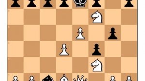 Бронштейн отдаёт коня и ладью и красиво ставит мат компьютеру