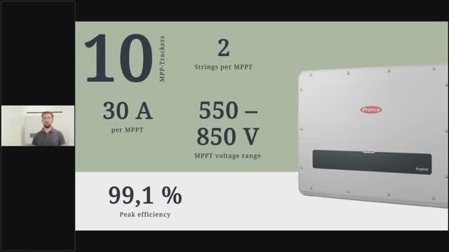 Вебинар: сетевой инвертор Fronius Argeno 125 кВт - переосмысливаем эффективность