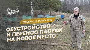 Пасека на сотке 2026. Обустройство и перенос пасеки на новое место