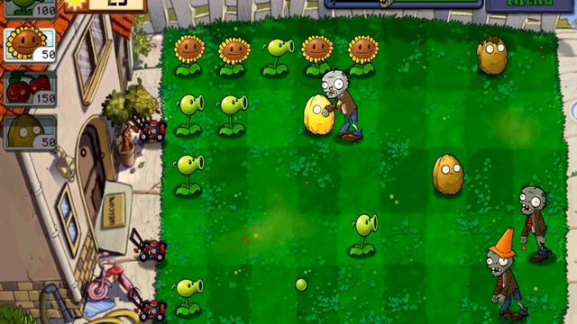 В первые игра в Plant VS Zombie