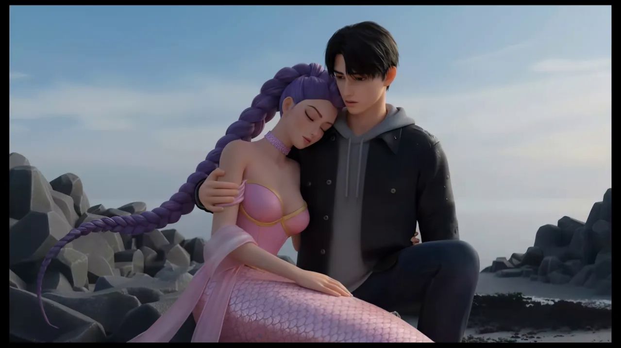 Джину ныряет, чтобы спасти Руми! Сможет ли сила русалки победить чудовище? ｜ Kpop Demon Hunters