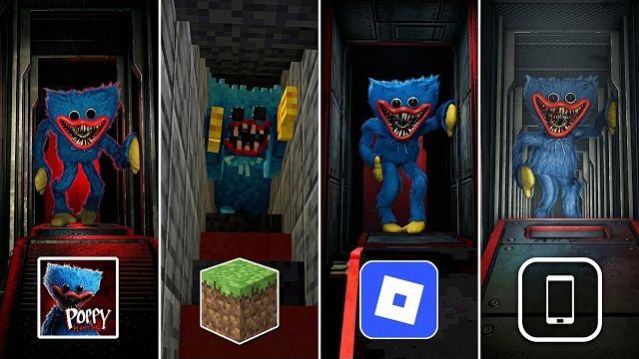 ОРИГИНАЛ Vs ROBLOX Vs МАЙНКРАФТ Vs МОБИЛКА — ПОГОНЯ POPPY PLAYTIME ТЕСТ