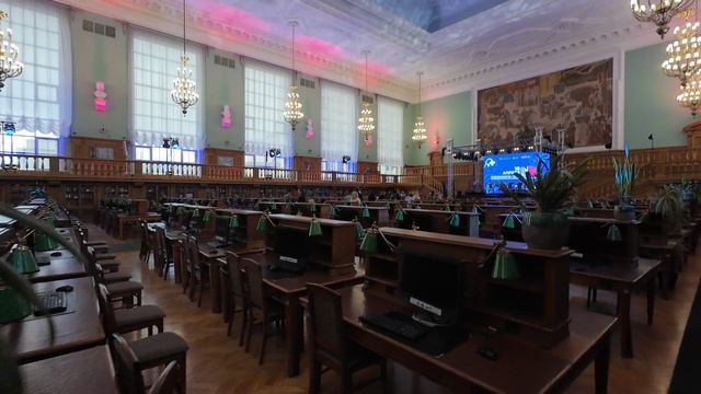 Перед презентацией песни «Народы России».  Библионочь-2026 Российская государственная библиотека.