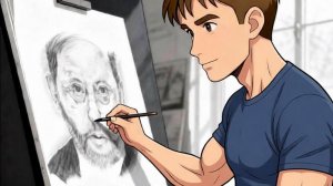 Поэтапное рисование Шарли Матеи