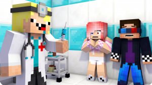 😷💉Я СТАЛА СУМАСШЕДШИМ ДОКТОРОМ в МАЙНКРАФТ! НУБИК