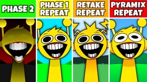 INCREDIBOX SPRUNKI: ФАЗА 1, RETAKE, PYRAMIXED 🔁 ПОВТОР ПОСЛЕ ФАЗЫ 2! ♾️🌀