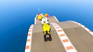 Сумасшедший GTA 5: Человек-паук вытаскивает Бэтмена, а Железный человек и Веном устраивают битву