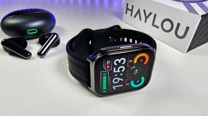 Плюнул на Xiaomi и Amazfit и Взял ТОП Часы за 1800 руб и Наушники! 💥 HAYLOU Watch 3 и Flowbuds N55