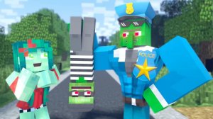 Лучшая полицейская история ｜ Мускулистые деревенские копы. Майнкрафт Мультик