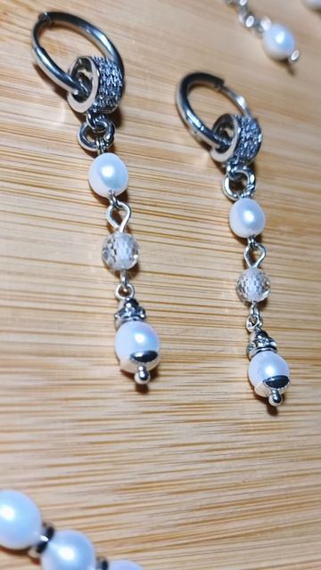 Комплект: ожерелье и серьги конго