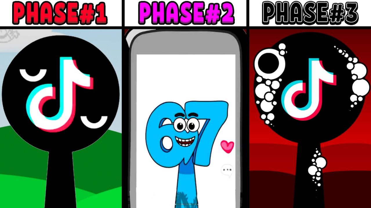 INCREDIBOX SPRUNKI: ВСЕ ФАЗЫ НОВОГО ОС TIKTOK PHONE! 📱✨ ОТ 1 ДО 3! 🚀🔥