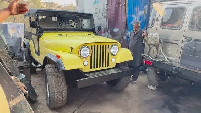 Реставрация старенького джипа пакистанскими автомеханиками