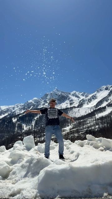 Горы Роза Хутор в апреле 2026