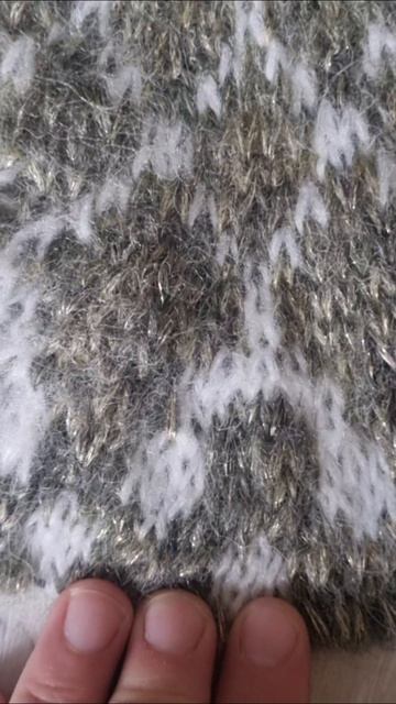 Образец для лопапейсы #лопапейса #вязание #вязаниеспицами #пряжа