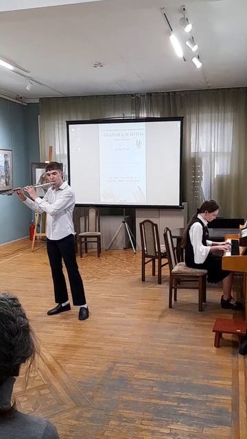 Ю.Должиков: Романс «Ностальгия» дуэт ( флейта - Дробышев Александр ; ф-но Пинимясова Варвара)