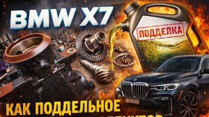Как поддельное "оригинальное" масло убило редуктор БМВ Х7 #bmw #x7 #g07 #масло #редуктор #подделка
