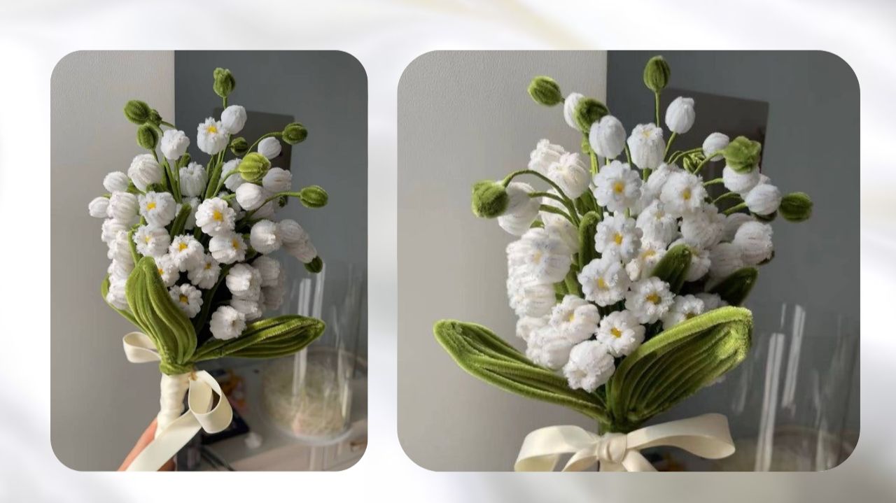 ЛАНДЫШИ ИЗ СИНЕЛЬНОЙ ПРОВОЛОКИ