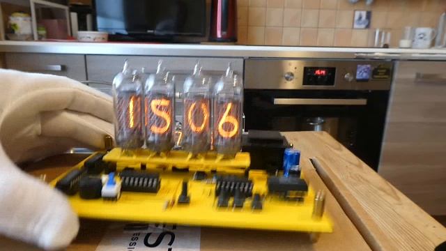 Мои часы на газоразрядных индикаторах. Ламповые часы.