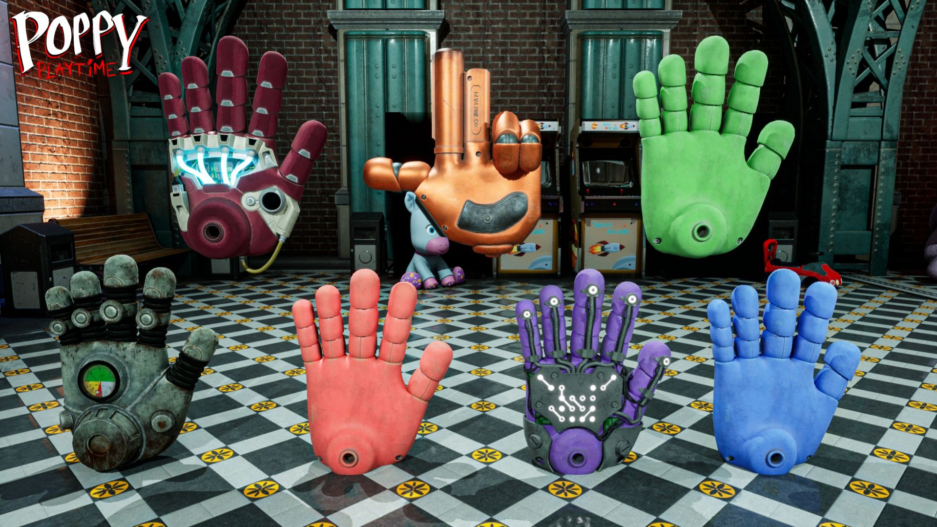 Все Руки из Poppy Playtime