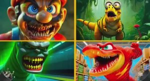 МУЛЬТИКИ ПРО МАШИНКИ и Монстров: ДИНО МИНЬОН против Маквин Крокодил, Марио и Паровозик Томас 🦖🚗