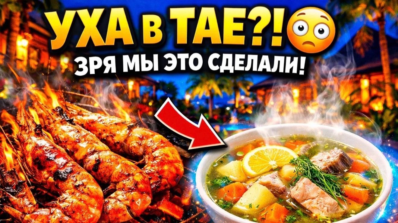 Вместо тайской еды #уха?! Звучит странно , но мы рискнули #пхукет2026 #таиланд2026