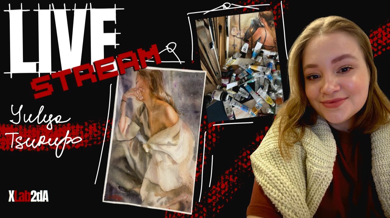 Рисунок волшебной акварелью с Yulya Tsurupo