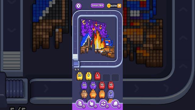 Прохождение 784 уровня Pixel Flow