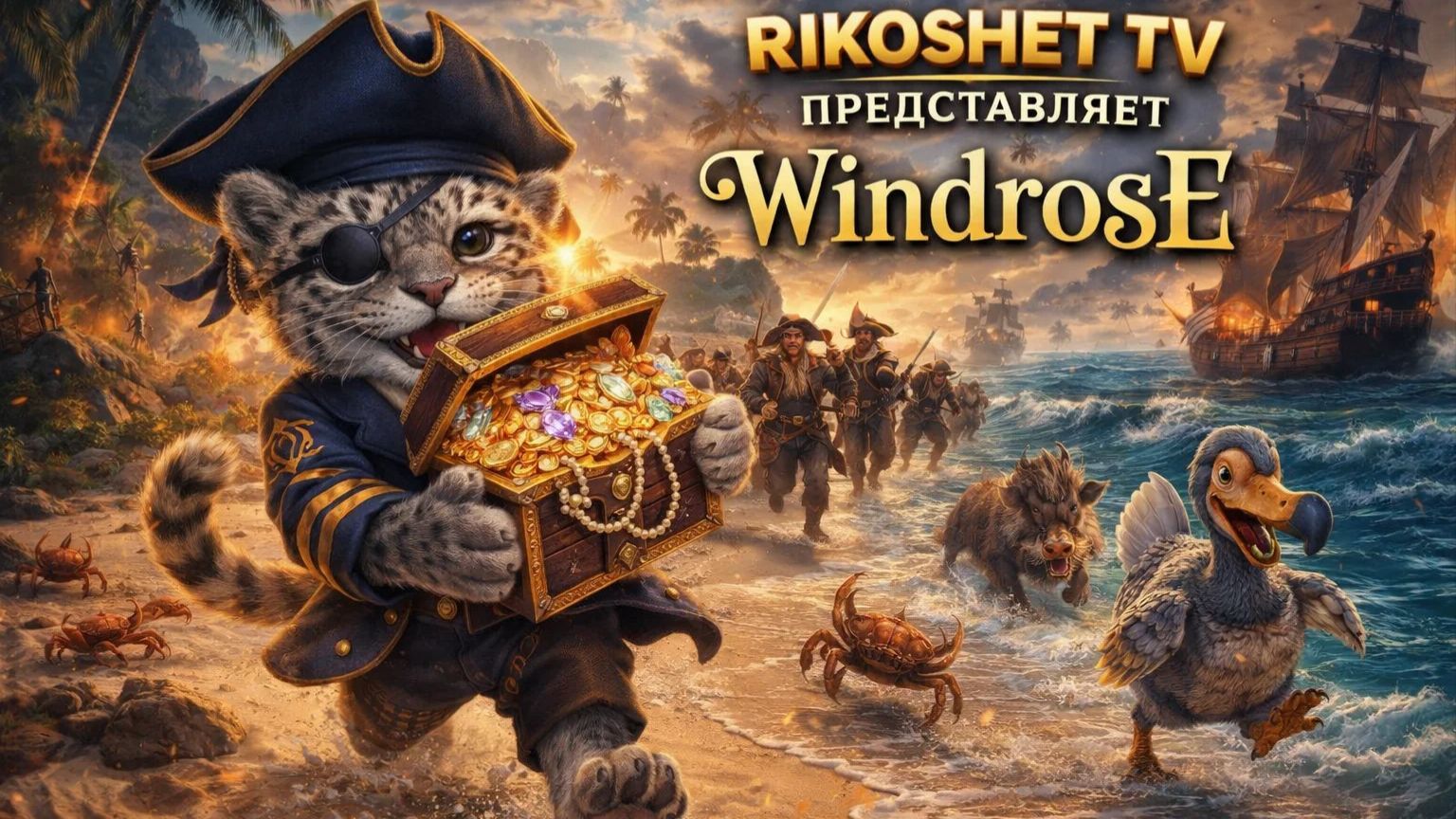 Windrose/Выживалка в мире пиратов/ Стрим /