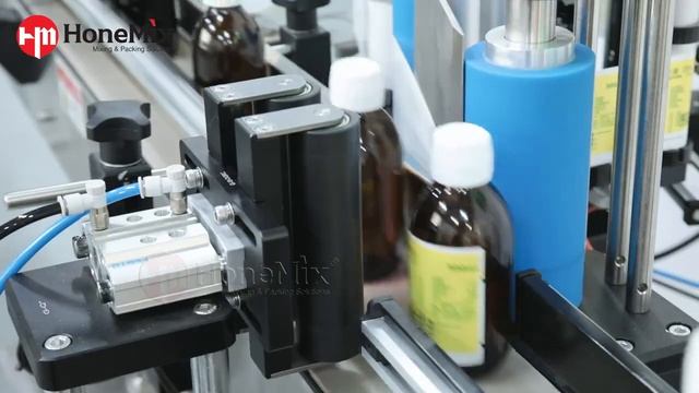 Автоматическая этикетировочная машина для круглых бутылок