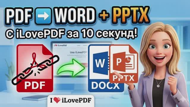 Как конвертировать PDF в Word и PowerPoint бесплатно: Обзор I Love PDF