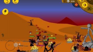Stick War Legacy, миссия 323 (insane, без баффов, гальванический скин)