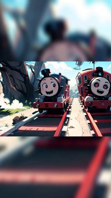 Жуткий паровозик Томас THOMAS Horror Story _ #thomas #train #keretaapi #thomasandfriends #scary