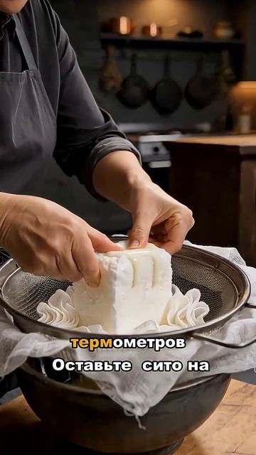 Домашний творог из замороженного кефира без варки #творог #рецепт #кефир → 👤 #Правила_Плиты