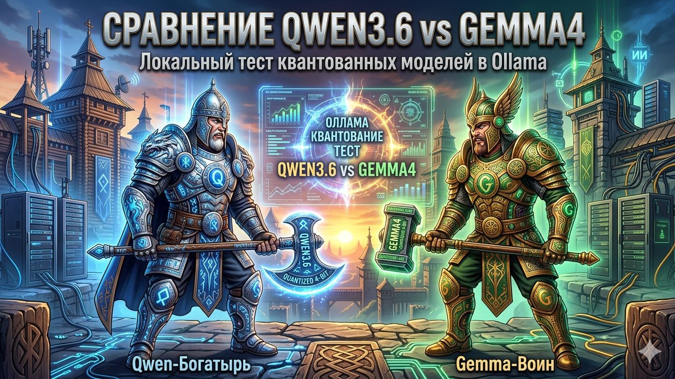 Битва титанов: Локальные LLM Qwen против Gemma на ПК #llM #нейросети #localllM #обзорнейросетей