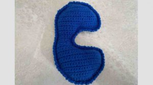 Вязаные буквы. Буква С.