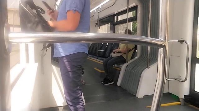 Поездка На Трамвае 47 На Витязе-М 31239 НагатиноМетро Октябрьская Москва 17.06.2024