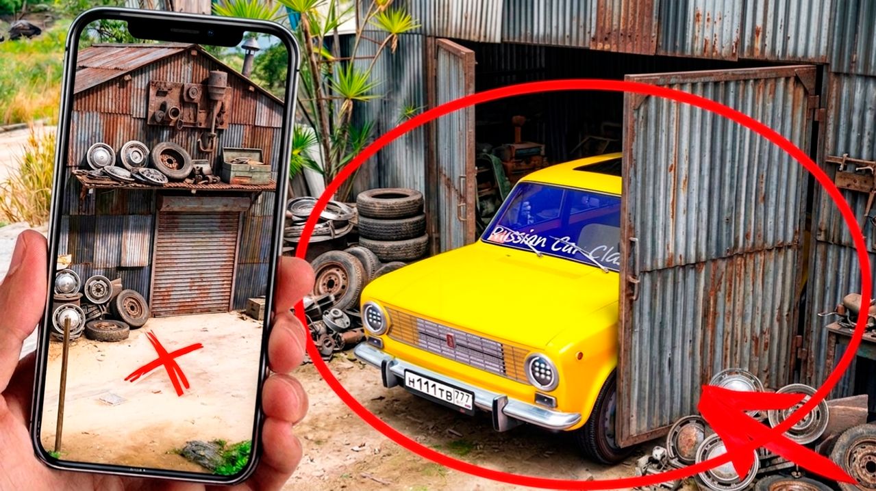 Битва за тачку в ГТА 5! Кто первый найдет по фото спрятанную машину в Rmrp GTA 5 Online