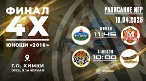 Финал 4-х юноши 2016 г.р.