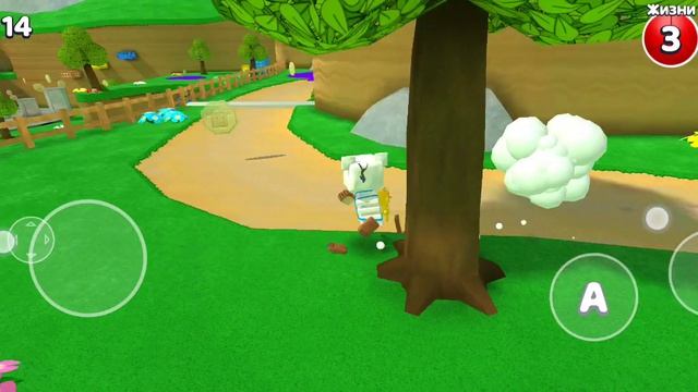 Прохождение босса! в игре Super Bear Adventure